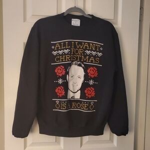 Champion Chris Harrison All I Want for Christmas Is A Rose Ugly Sweater Sz S